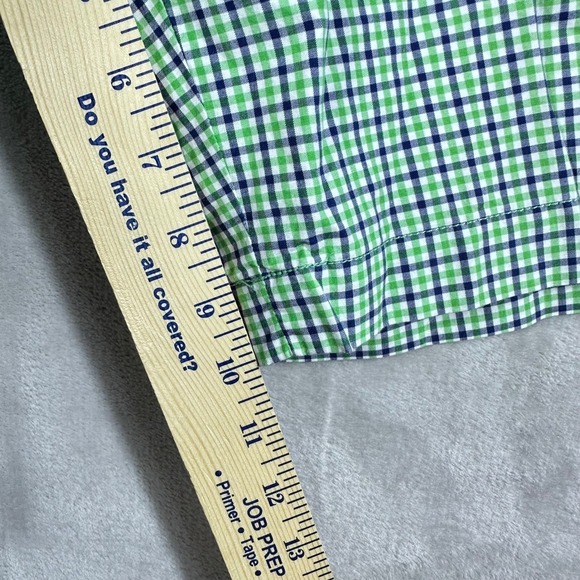 NEW Polo Golf Ralph Lauren Mens Shorts Green Navy Gingham Plaid‎ Links Size 35 - Picture 8 of 8